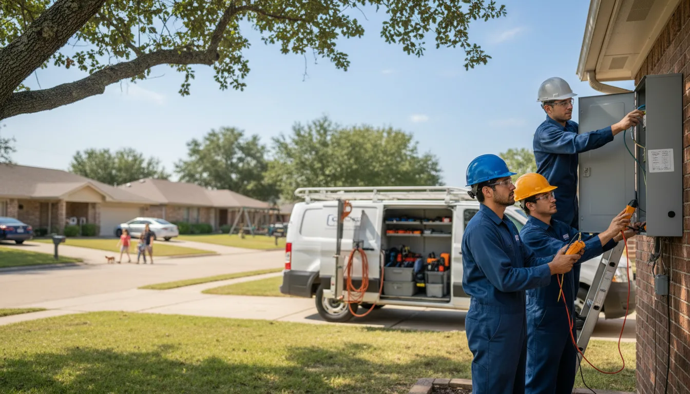 Certified electrician providing emergency electrical services in Richton Park, IL